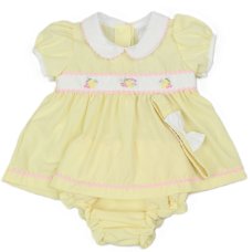 K14230: Baby Girls Dress, Pant & Headband Set (NB-6 Months)